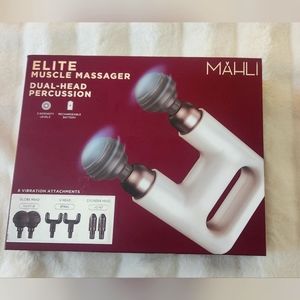 Mahli Elite Muscle Massager  Dual-Head 6 Interchangeable Heads